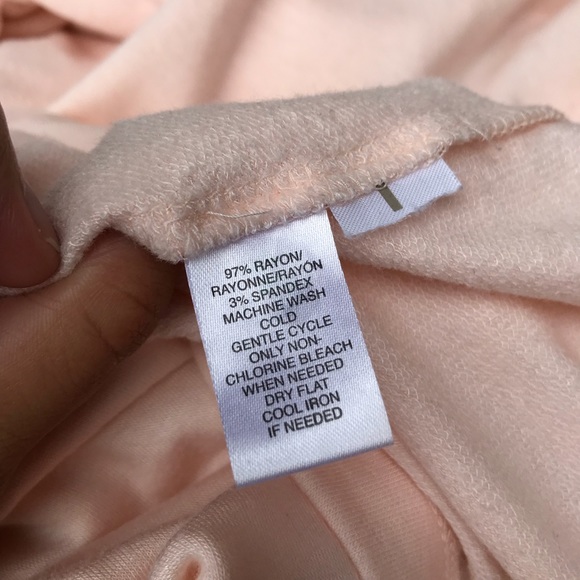 Lou & Grey Blush Pink Cropped Pullover Hoodie - Picture 6 of 6